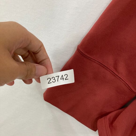 Nike Rust Brown size XXL Draped Open Front Stretch Knit Lightweight Jacket - Picture 8 of 8